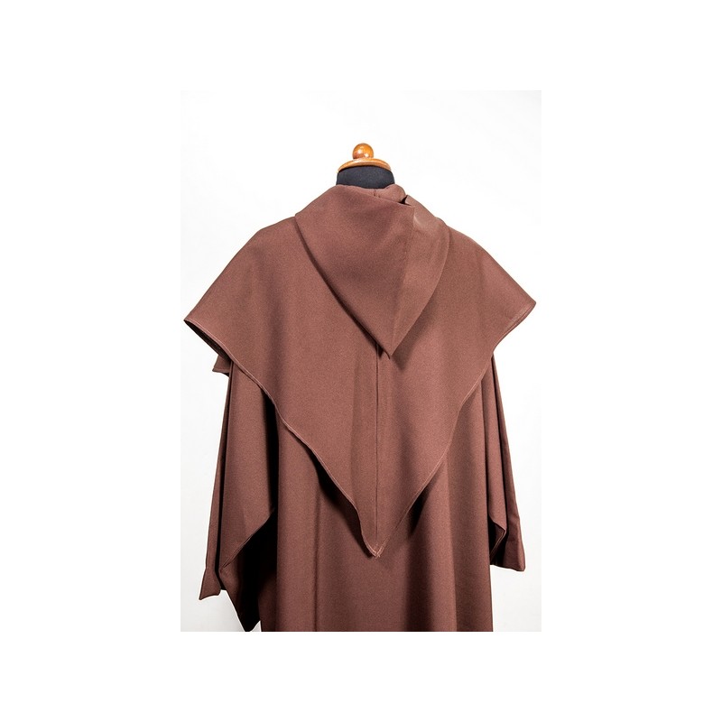 Camice Francescano con cappuccio e mantellina