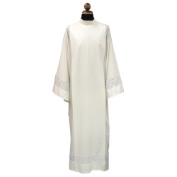 Camice in misto cotone con tramezzo e cerniera sulla spalla