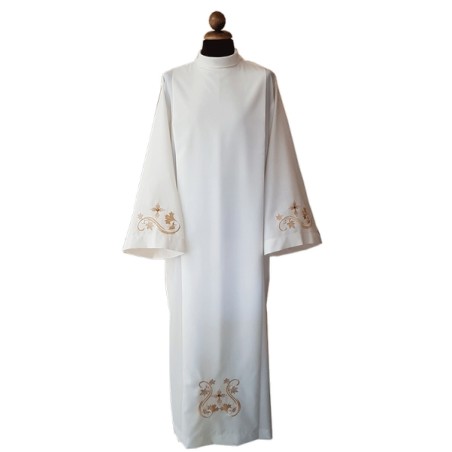 Camice in misto lana con ricamo e pietre