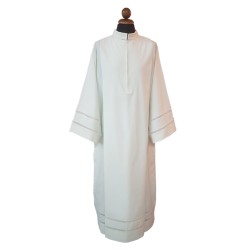 Camice in tela Vaticana con doppio giro di gigliuccio