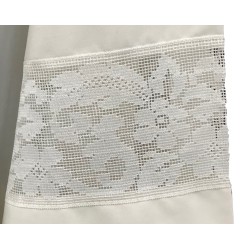 Camice in misto cotone con tramezzo e cerniera sulla spalla