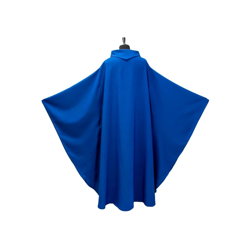 Camice-casula Anglicano in poliestere blu