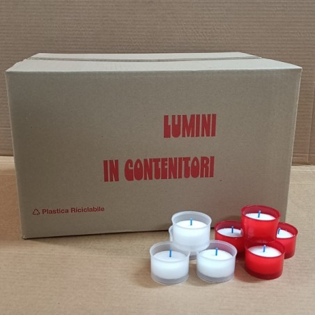 1008 lumini in plastica (3 scatole da 336 pz.)