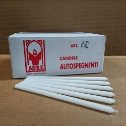 900 candele votiva bianca autospegnenti (3 scatole da 300 pz.)