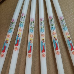 Candela Madonna Candelora cm. 37 cappio lungo