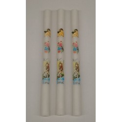 Candela battesimale cm. 28,5 Ø cm 2,2