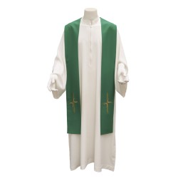 Stola ricamo croce stilizzata (senza interno rigido)