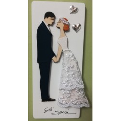 Quadretto "Angelo degli Sposi" con preghiera