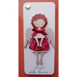 Quadretto "Angelo della mamma" con preghiera