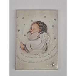 Quadretto "Angelo" con preghiera