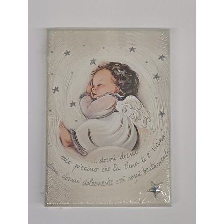 Quadretto "Angelo" con preghiera