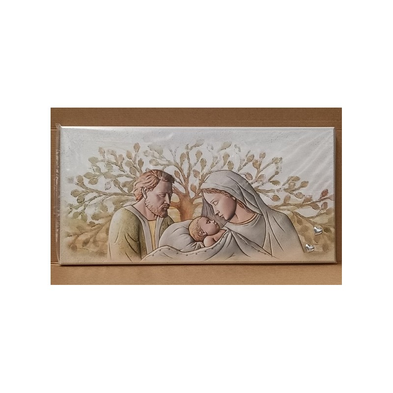 Quadro Sacra Famiglia cm. 23,5x47