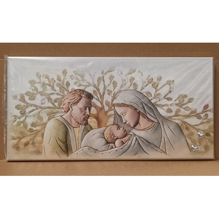 Quadro Sacra Famiglia cm. 23,5x47