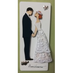 Quadretto "Angelo degll'Anniversario" con preghiera