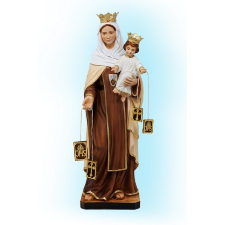 Madonna del Carmelo resina cm. 40