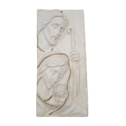 Placca Sacra Famiglia in resina
