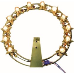 Stellario luminoso in ottone Ø cm. 14