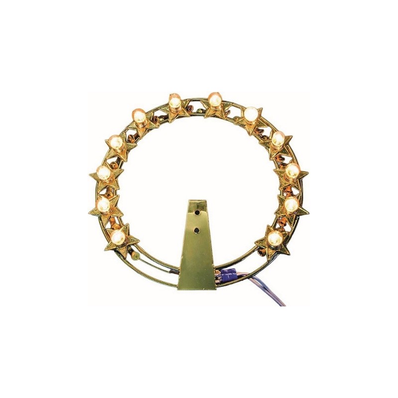 Stellario luminoso in ottone Ø cm. 14