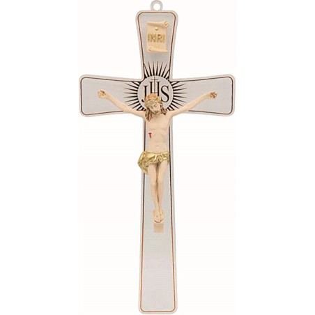 Croce in plex con corpo in resina cm. 25