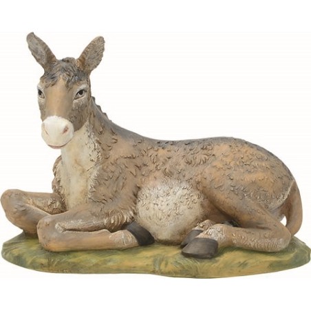 Asino in resina per presepio cm. 65