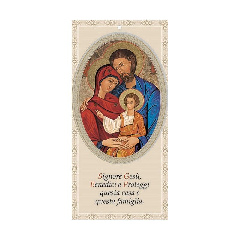 Benedizione Sacra Famiglia 10,5x22 (100 pz)