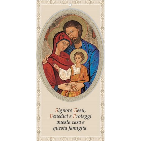 Benedizione Sacra Famiglia 10,5x22 (100 pz)