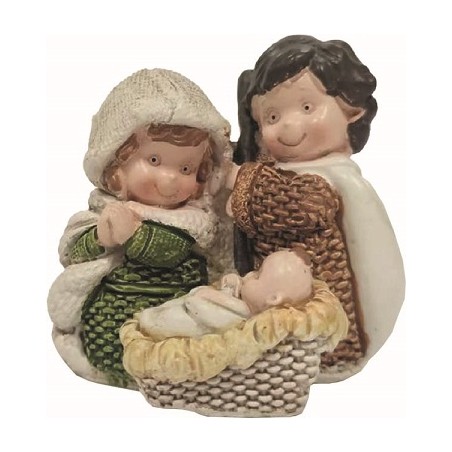 Natività naif in resina cm. 5,5