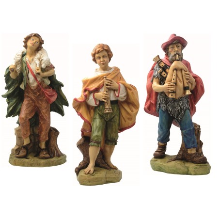 Pastori in resina per presepio cm. 65