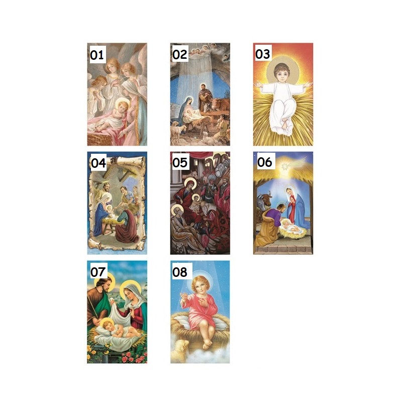 Ars natalizie - retro bianco (100 pz)