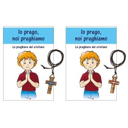 Confezione Libretto "Io prego, noi preghiamo" con croce