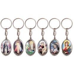 Portachiavi metallo argentato (conf. 100 pz.)