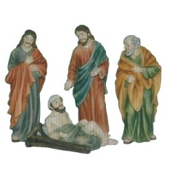 Guarigione del paralitico di Cafarnao cm. 12 (4 pezzi)