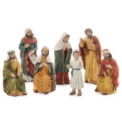 Ritrovamento di Gesù al tempio cm. 12 (7 pezzi)