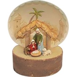 Natività naif con luce cm. 12