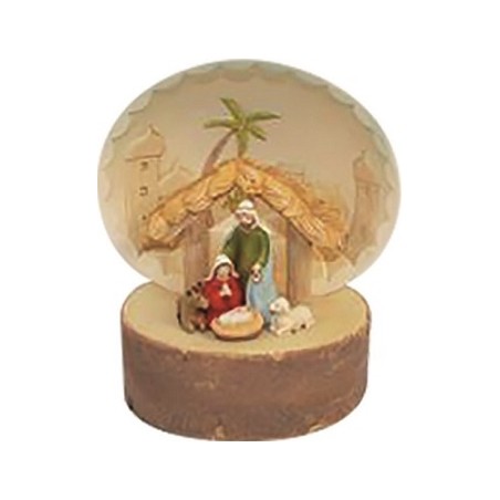 Natività naif con luce cm. 12
