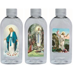 300 bottigliette plastica 150 ml. con adesivo da attaccare