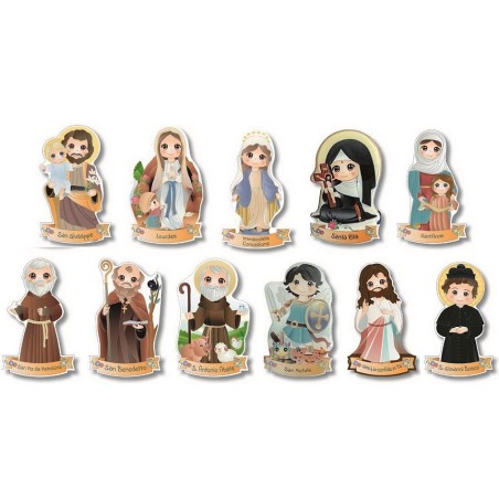 Magnete Santi resinato cm. 5x8