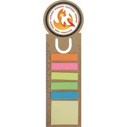 Segnalibro in cartoncino con segna pagine adesivi