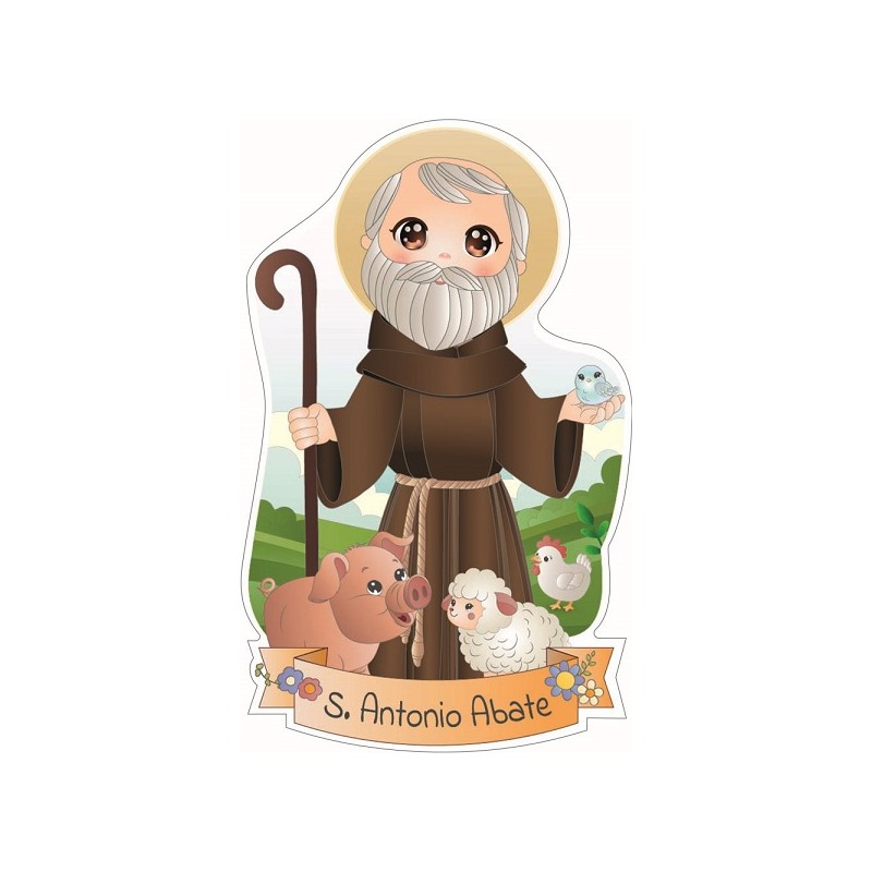 Magnete Santi resinato cm. 5x8