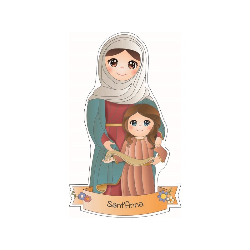 Magnete Santi resinato cm. 5x8