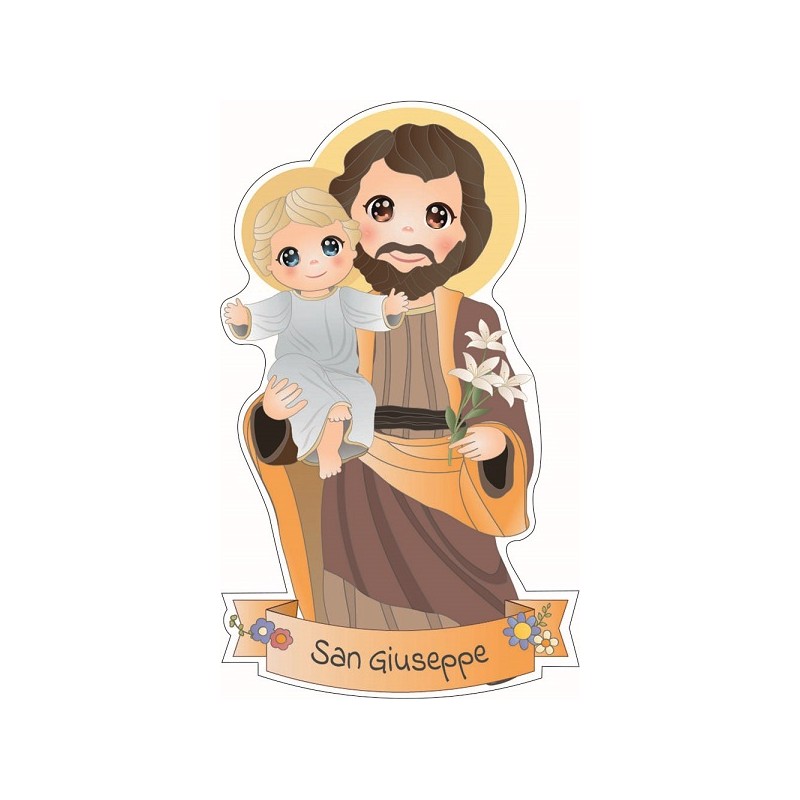 Magnete Santi resinato cm. 5x8