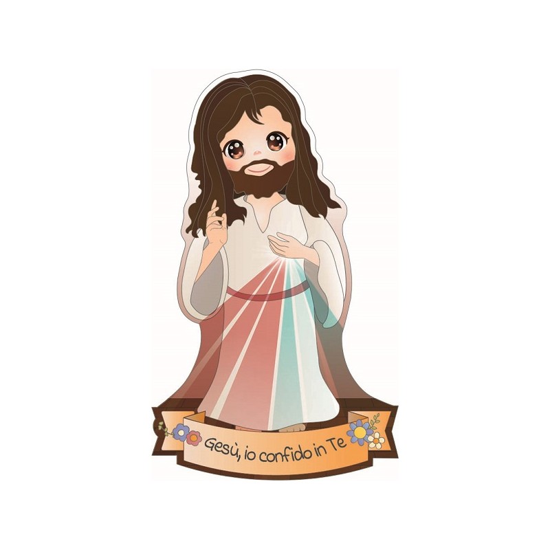 Magnete Santi resinato cm. 5x8