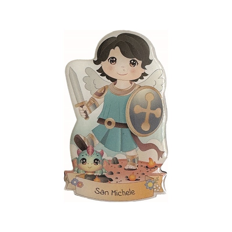 Magnete Santi resinato cm. 5x8