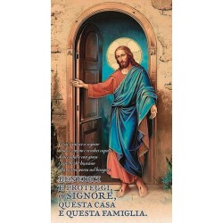 Benedizione Gesù che bussa 12x22 (100 pz)