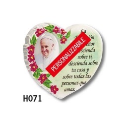 120 Calamite cuore in resina personalizzate