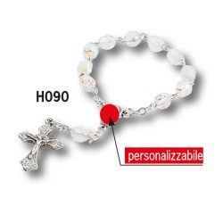 180 Decine mezzo cristallo mm. 6 personalizzati
