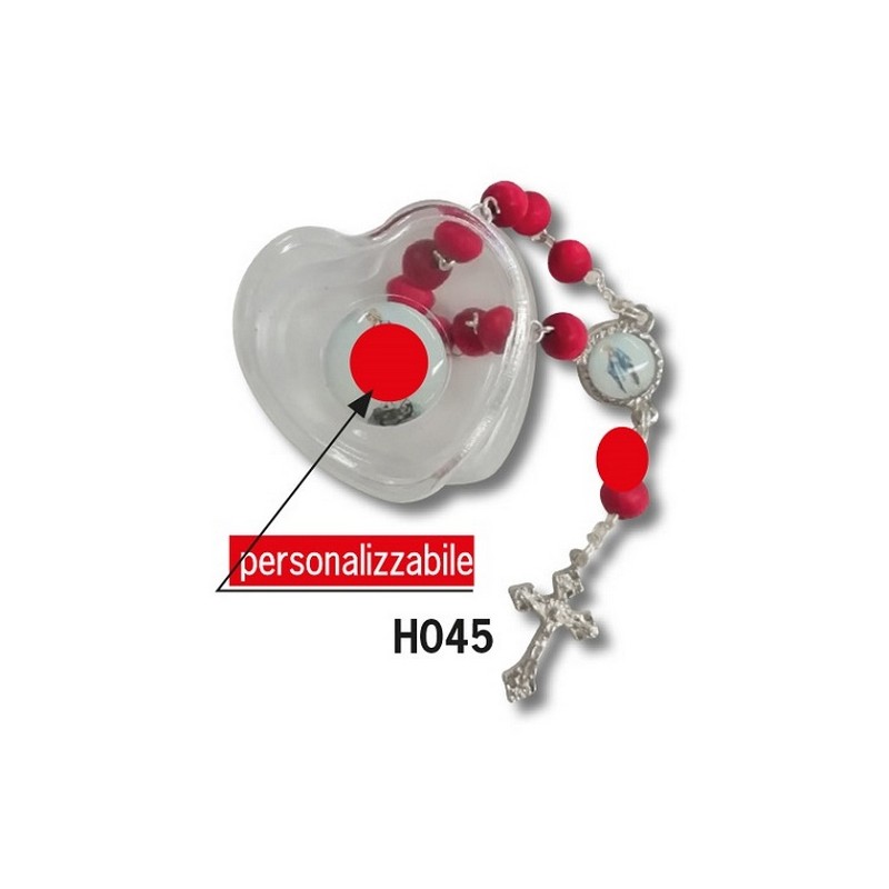 200 Decine profumate con cofanetto cuore e crociera personalizzate