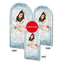 70 Quadretto sagomato in forex personalizzato cm. 12x23