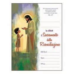 Pergamena Riconciliazione con oro