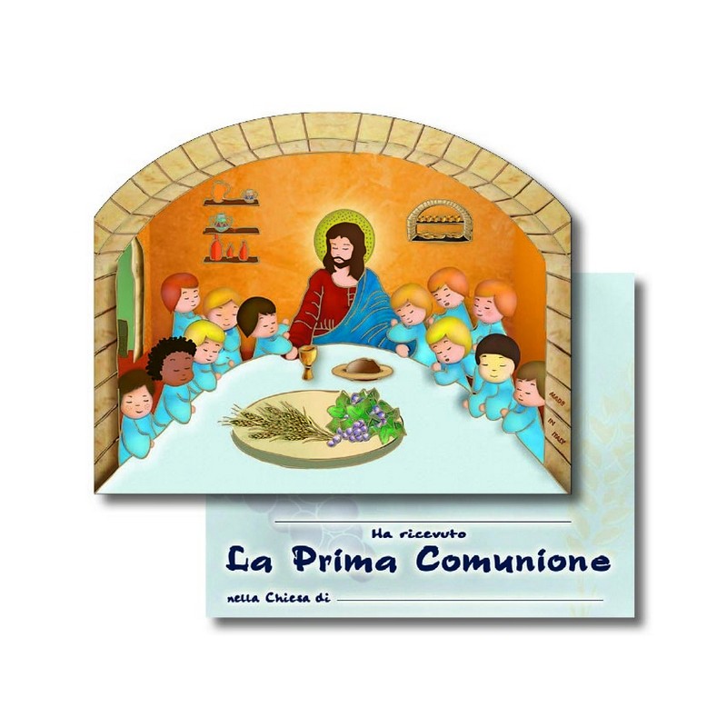 Tavoletta in legno sottile Ultima Cena